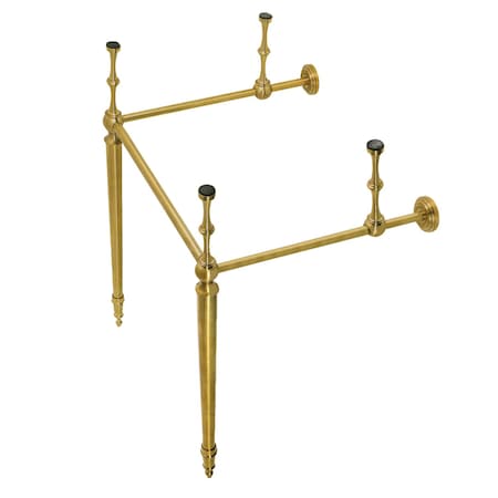 Fauceture VPB30167 Edwardian Brass Console Sink Legs, Brushed Brass VPB30167